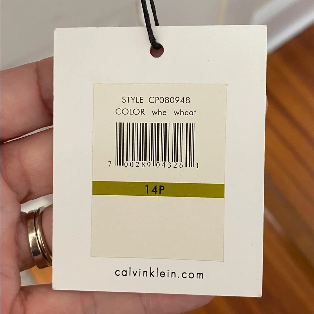 Calvin Klein Women's Camel Trench Coat P14 - Picture 3 of 8